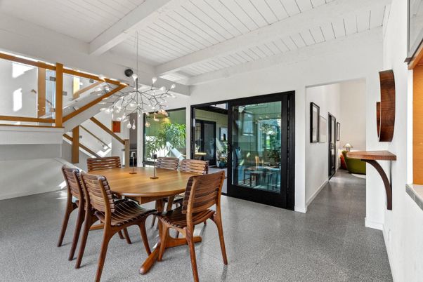 Dining room, Interior, Pendant Lights