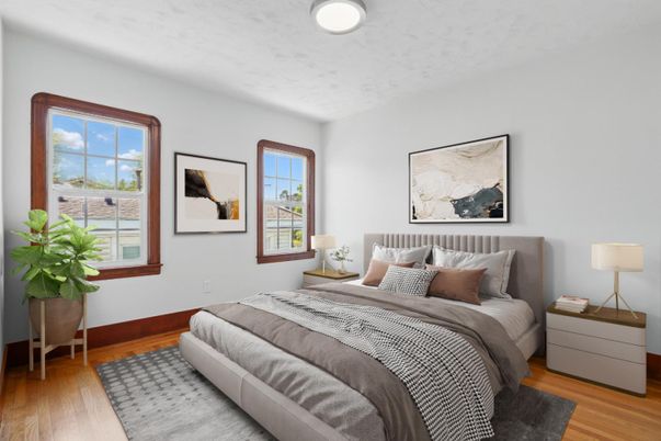 Bedroom, Interior, Wood Texture Flooring