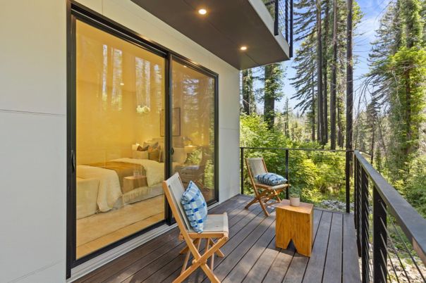 Exterior, Wood Texture Flooring