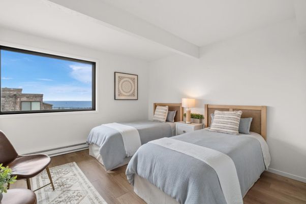 Bedroom, Interior, Water, Wood Texture Flooring