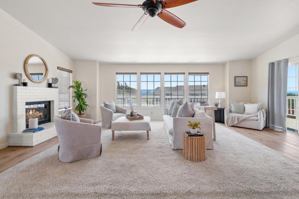 Fireplace, Interior, Living room, Water, Wood Texture Flooring