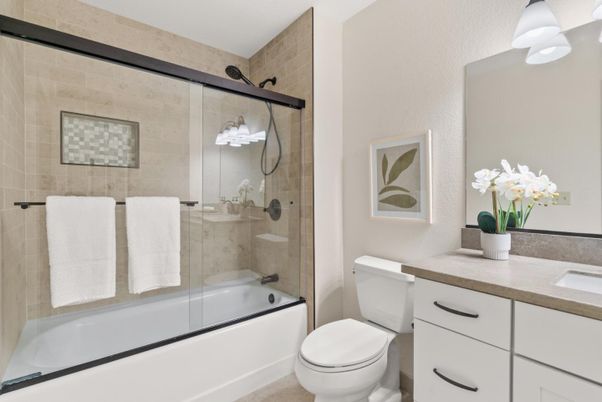 Bathroom, Glass Shower, Interior