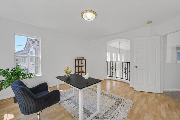 Home Office, Interior, Wood Texture Flooring
