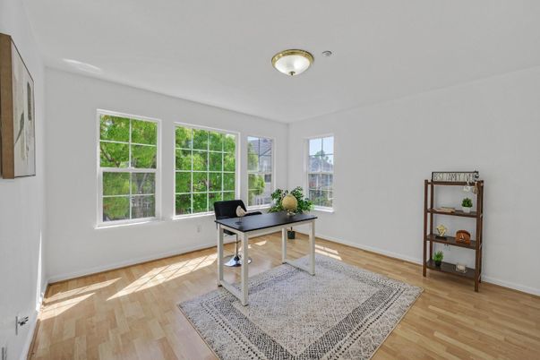 Home Office, Interior, Wood Texture Flooring