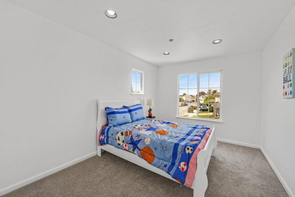 Bedroom, Interior, Recessed Lighting