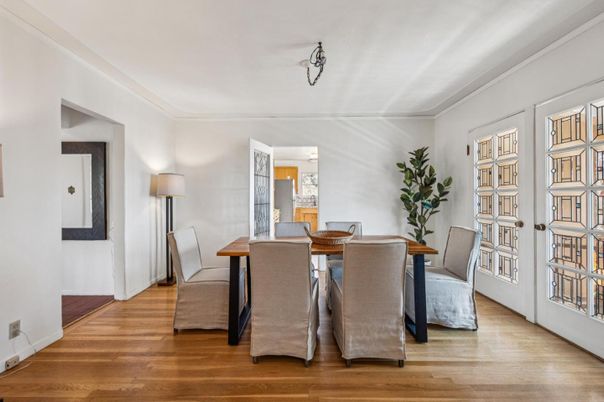 Dining room, Interior, Wood Texture Flooring