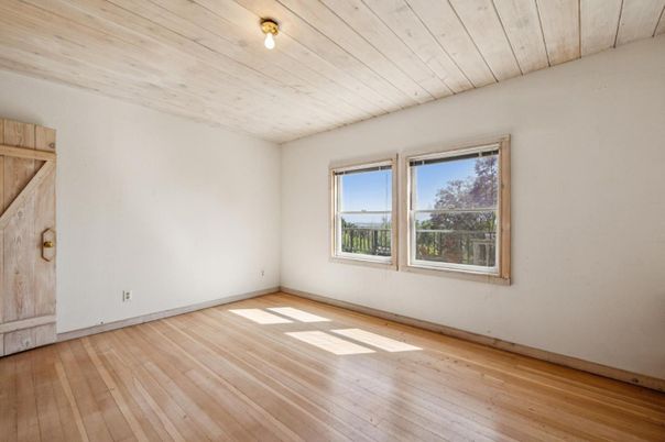 Empty room, Interior, Wooden Ceilings, Wood Texture Flooring