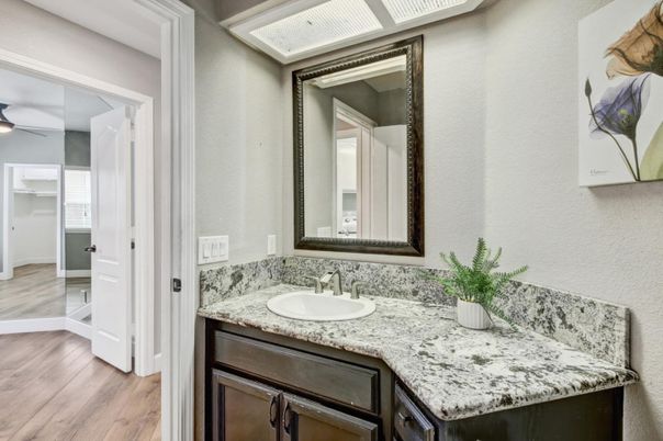 Bathroom, Interior, Wood Texture Flooring