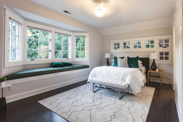 Bedroom, Interior, Wood Texture Flooring