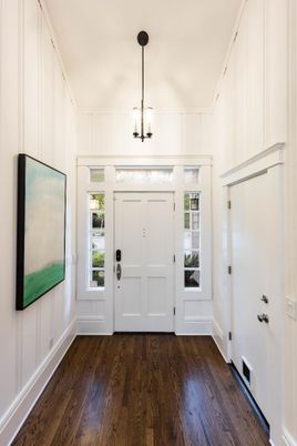 Interior, Pendant Lights, Wood Texture Flooring