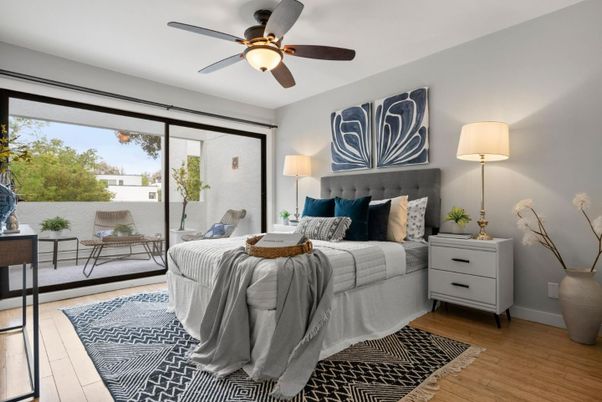 Bedroom, Interior, Wood Texture Flooring