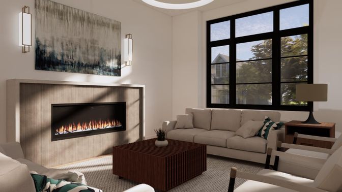Fireplace, Interior, Living room
