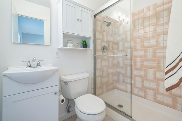 Bathroom, Glass Shower, Interior