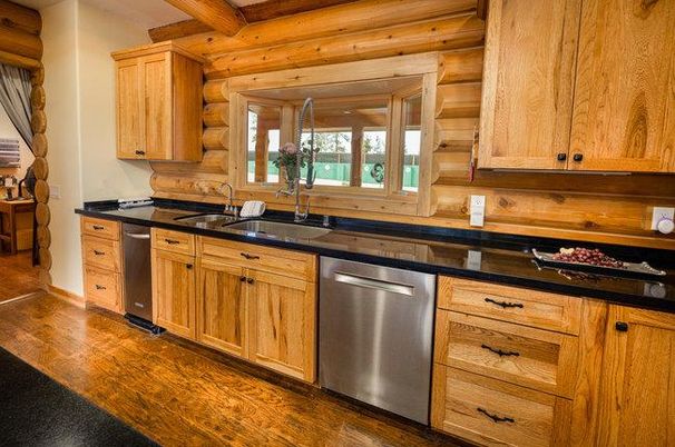 Interior, Kitchen, Stainless Steel Appliances, Wooden Beams, Wooden Ceilings, Wood Texture Flooring