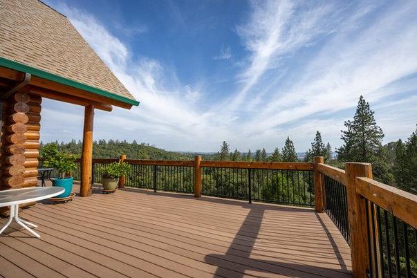 Exterior, Wood Texture Flooring