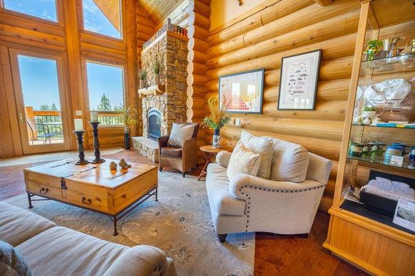 Fireplace, Interior, Living room, Wood Texture Flooring, Wooden Walls