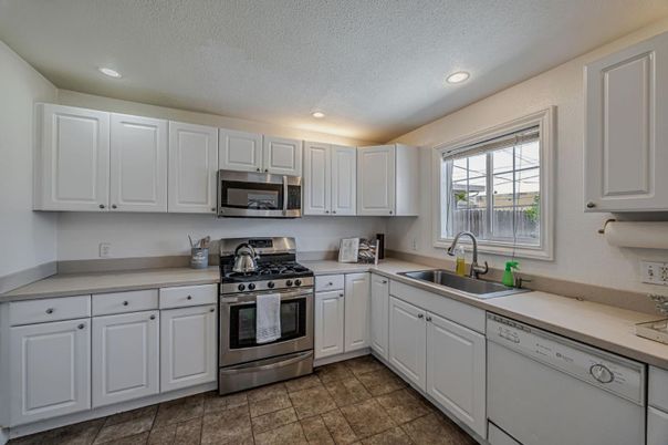Interior, Kitchen, Recessed Lighting, Stainless Steel Appliances
