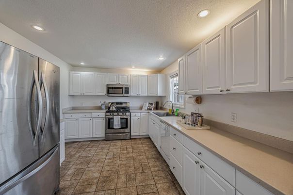 Interior, Kitchen, Recessed Lighting, Stainless Steel Appliances