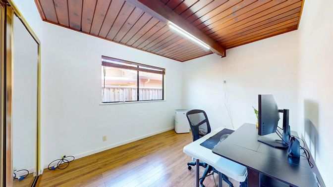 Home Office, Interior, Wooden Beams, Wooden Ceilings, Wood Texture Flooring