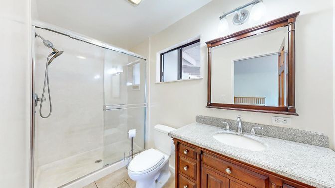 Bathroom, Glass Shower, Interior