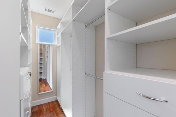 Interior, Walk-in Closets, Wood Texture Flooring