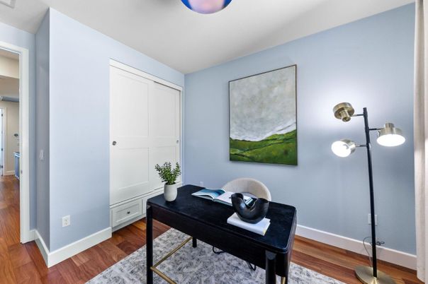 Home Office, Interior, Wood Texture Flooring