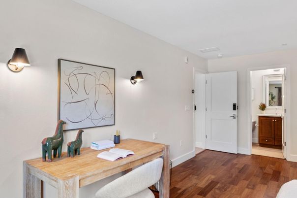 Home Office, Interior, Wood Texture Flooring