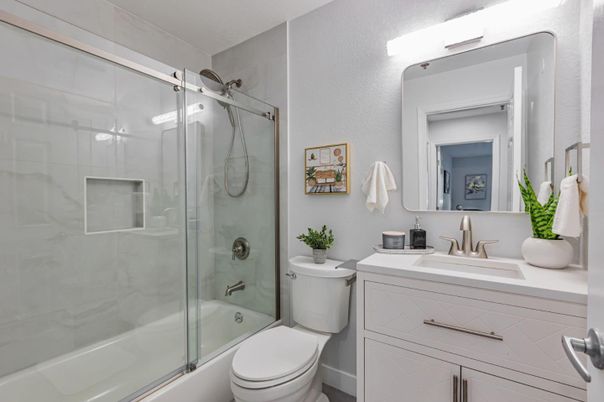 Bathroom, Glass Shower, Interior