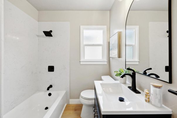 Bathroom, Interior, Wood Texture Flooring
