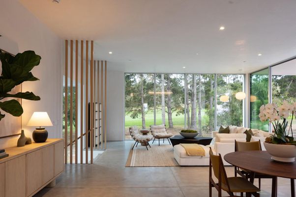 Dining room, Interior, Living room, Pendant Lights, Recessed Lighting