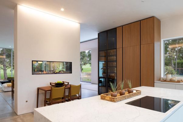 Dining room, Interior, Recessed Lighting
