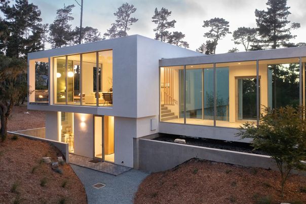 Backyard, Exterior, Facade, Modern