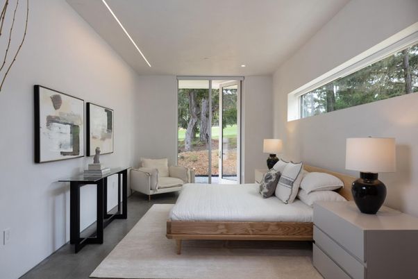 Bedroom, Interior, Recessed Lighting