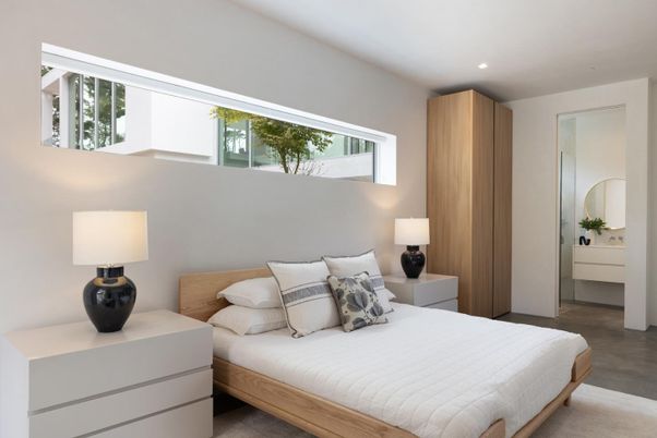 Bedroom, Interior, Recessed Lighting