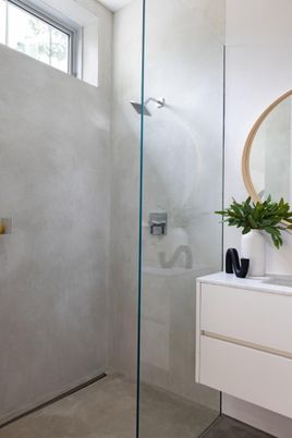 Bathroom, Glass Shower, Interior