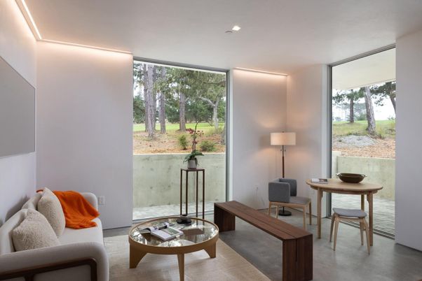 Interior, Living room, Recessed Lighting