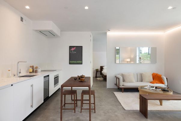 Interior, Kitchen, Living room, Recessed Lighting