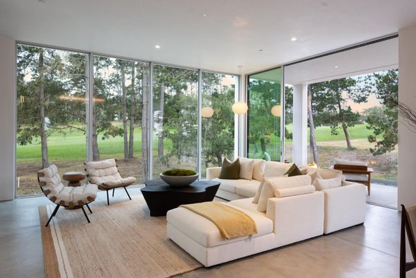 Interior, Living room, Pendant Lights, Recessed Lighting, Sun Room