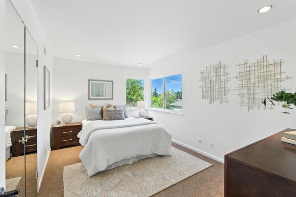 Bedroom, Interior, Recessed Lighting