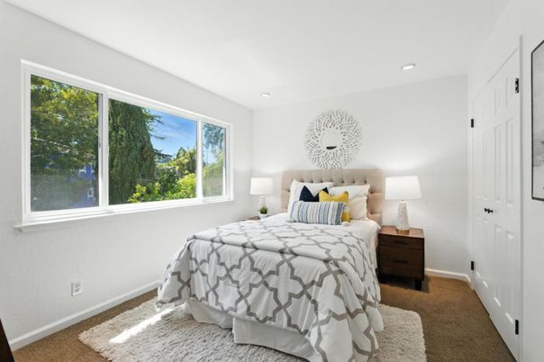 Bedroom, Interior, Recessed Lighting
