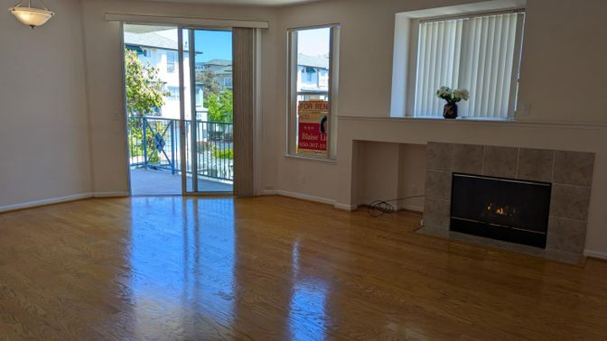 Empty room, Fireplace, Interior, Wood Texture Flooring