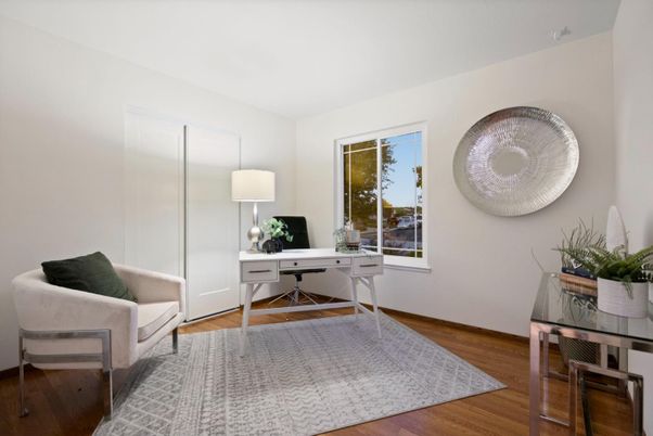Home Office, Interior, Wood Texture Flooring