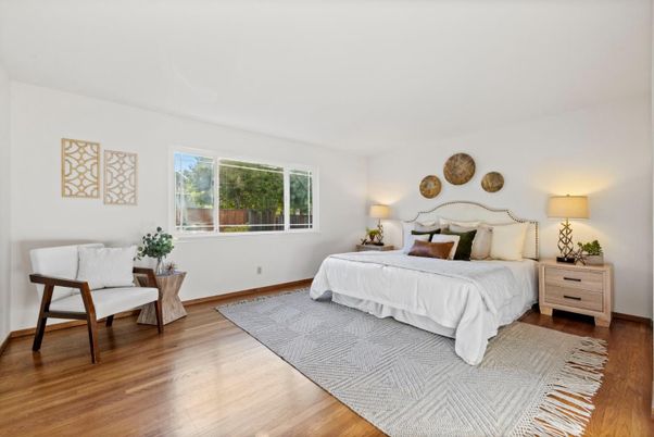 Bedroom, Interior, Wood Texture Flooring