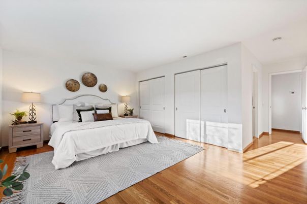 Bedroom, Interior, Wood Texture Flooring