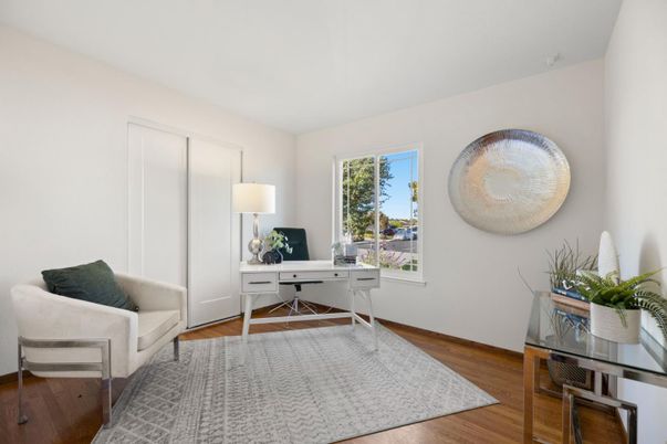 Home Office, Interior, Wood Texture Flooring