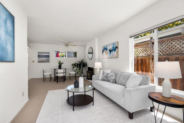 Dining room, Fireplace, Interior, Living room