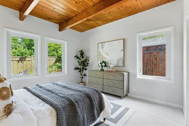 Bedroom, Interior, Wooden Beams, Wooden Ceilings