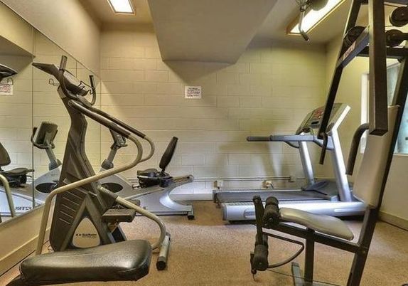 Fitness Equipment, Interior, Stone Walls