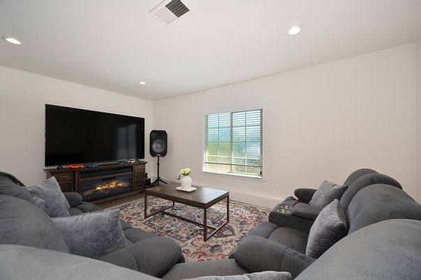 Interior, Living room, Recessed Lighting