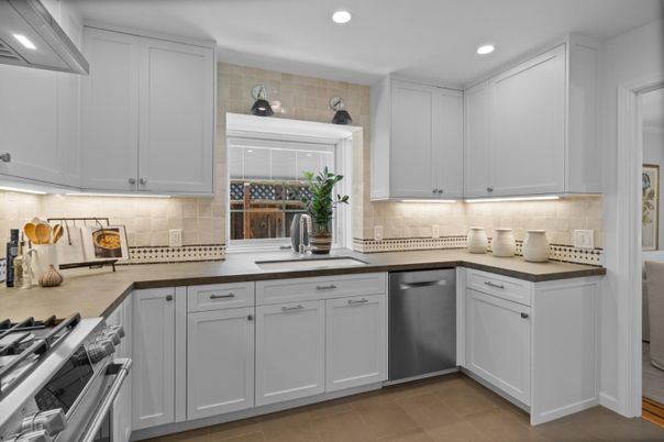 Interior, Kitchen, Recessed Lighting, Stainless Steel Appliances